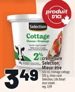 Metro CRÈME SURE SELECTION, MIEUX‑ÊTRE | SELECTION, LIFE SMART SOUR CREAM offer