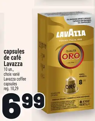 Metro CAPSULES DE CAFÉ LAVAZZA | LAVAZZA COFFEE CAPSULES offer