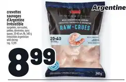 Metro CREVETTES SAUVAGES D'ARGENTINE IRRÉSISTIBLE | IRRÉSISTIBLE ARGENTINIAN WILD SHRIMP offer