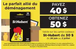 Metro CARTES-CADEAUX ST-HUBERT offer