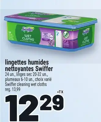 Metro LINGETTES HUMIDES NETTOYANTES SWIFFER | SWIFFER CLEANING WET CLOTHS offer