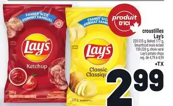Metro CROUSTILLES LAY'S | LAY'S POTATO CHIPS offer
