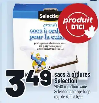 Metro SACS À ORDURES SELECTION | SELECTION GARBAGE BAGS offer