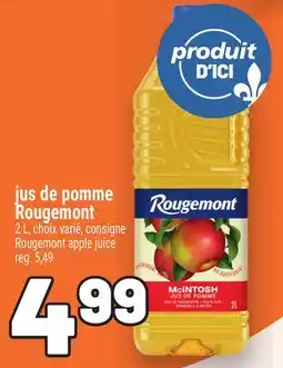 Metro JUS DE POMME ROUGEMONT | ROUGEMONT APPLE JUICE offer