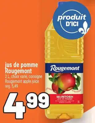 Metro JUS DE POMME ROUGEMONT | ROUGEMONT APPLE JUICE offer