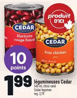 Metro LÉGUMINEUSES CEDAR | CEDAR LEGUMES offer