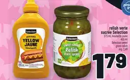 Metro RELISH VERTE SUCRÉE SELECTION | SELECTION SWEET GREEN RELISH offer