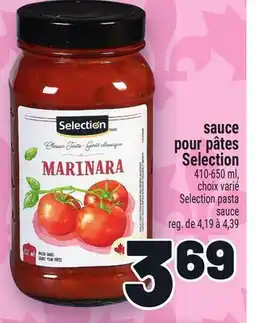 Metro SAUCE POUR PÂTES SELECTION | SELECTION PASTA SAUCE offer