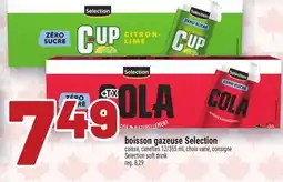 Metro BOISSON GAZEUSE SELECTION | SELECTION SOFT DRINK offer