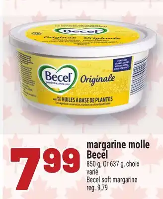 Metro MARGARINE MOLLE BECEL | BECEL SOFT MARGARINE offer