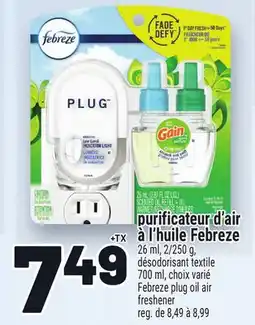 Metro PURIFICATEUR D'AIR À L'HUILE FEBREZE | FEBREZE PLUG OIL AIR FRESHENER offer