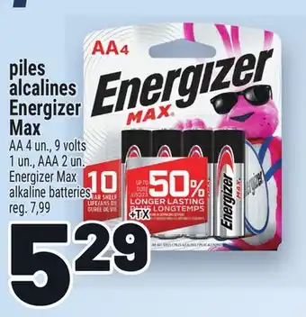 Metro PILES ALCALINES ENERGIZER MAX | ENERGIZER MAX ALKALINE BATTERIES offer