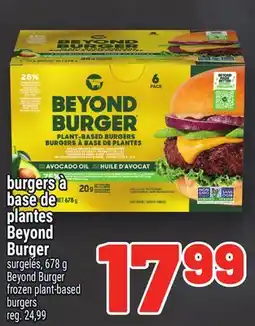 Metro BURGERS À BASE DE PLANTES BEYOND BURGER | BEYOND BURGER FROZEN PLANT-BASED offer