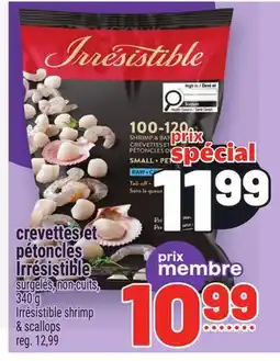 Metro CREVETTES ET PÉTONCLES IRRÉSISTIBLE | IRRÉSISTIBLE SHRIMP & SCALLOPS offer
