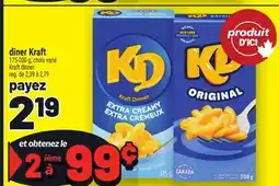 Metro DÎNER KRAFT | KRAFT DINNER offer