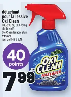 Metro DÉTACHANT POUR LA LESSIVE OXI CLEAN | OXI CLEAN LAUNDRY STAIN REMOVER offer