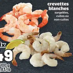 Metro CREVETTES BLANCHES offer
