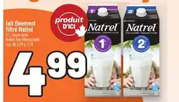 Metro LAIT FINEMENT FILTRÉ NATREL | NATREL FINE-FILTERED MILK offer