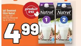 Metro LAIT FINEMENT FILTRÉ NATREL | NATREL FINE-FILTERED MILK offer