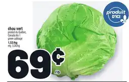Metro CHOU VERT | GREEN CABBAGE offer