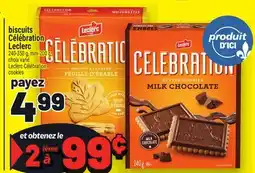 Metro BISCUITS CÉLÉBRATION LECLERC | LECLERC CÉLÉBRATION COOKIES offer