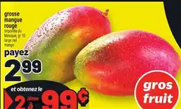 Metro GROSSE MANGUE ROUGE | LARGE RED MANGO offer