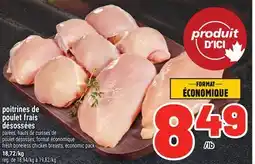 Metro POITRINES DE POULET FRAIS DÉSOSSÉES | FRESH BONELESS CHICKEN BREASTS offer