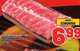 Metro CÔTES DE DOS DE PORC FRAIS | FRESH PORK BACK RIBS offer