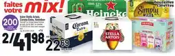 Metro BIÈRE STELLA ARTOIS, CORONA EXTRA, HEINEKEN | BEER offer