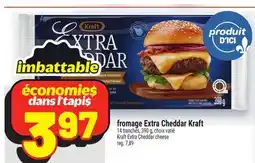 Metro FROMAGE EXTRA CHEDDAR KRAFT | KRAFT EXTRA CHEDDAR CHEESE offer
