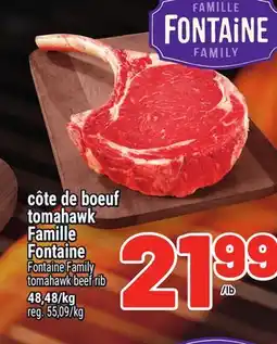 Metro CÔTE DE BOEUF TOMAHAWK FAMILLE FONTAINE | FONTAINE FAMILY TOMAHAWK BEEF RIB offer