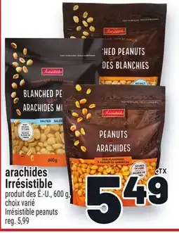 Metro ARACHIDES IRRÉSISTIBLE | IRRÉSISTIBLE PEANUTS offer