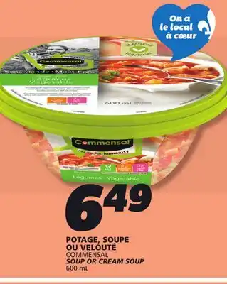 IGA COMMENSAL SOUP OR CREAM SOUP offer
