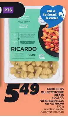 IGA RICARDO FRESH GNOCCHIS OR FETTUCINI offer