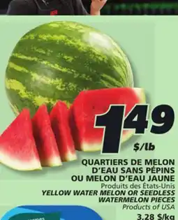 IGA SEEDLESS WATERMELON PIECES offer