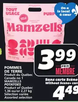 IGA MAMZELLS POTATOES offer