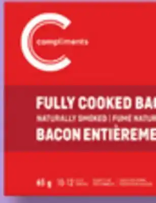IGA COMPLIMENTS FULLY COOKED BACON offer