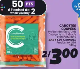 IGA COMPLIMENTS BABY-CUT CARROTS offer