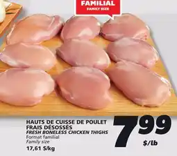IGA FRESH BONELESS CHICKEN THIGHS offer
