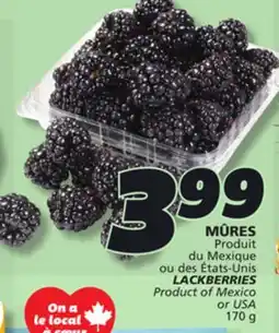 IGA BLACKBERRIES offer