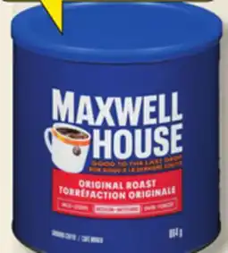 IGA MAXWELL HOUSE GROUND COFFEE offer