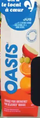 IGA OASIS FRUIT NECTAR offer