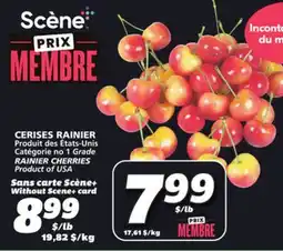 IGA RAINIER CHERRIES offer