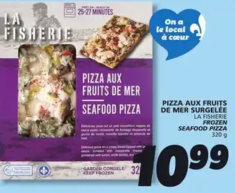 IGA FROZEN SEAFOOD PIZZA offer