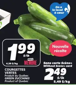 IGA GREEN ZUCCHINIS offer