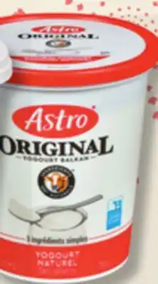 IGA ASTRO ORIGINAL YOGURT offer