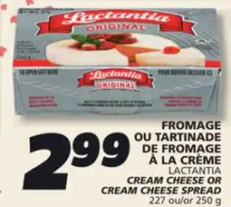 IGA LACTANTIA CREAM CHEESE offer