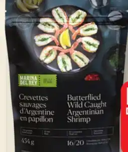 IGA MARINA DEL REY FROZEN RAW WILD AGENTINIAN SHRIMP offer