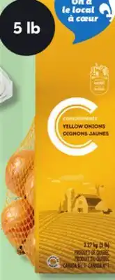 IGA COMPLIMENTS YELLOW ONIONS offer