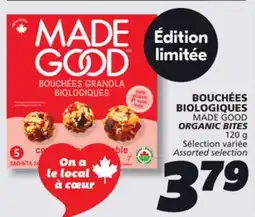 IGA MADE GOOD ORGANIC BITES offer